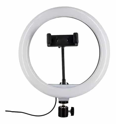 ARO DE LUZ 8" + LED BGD-20 CXB-200 SIN TRIPODE