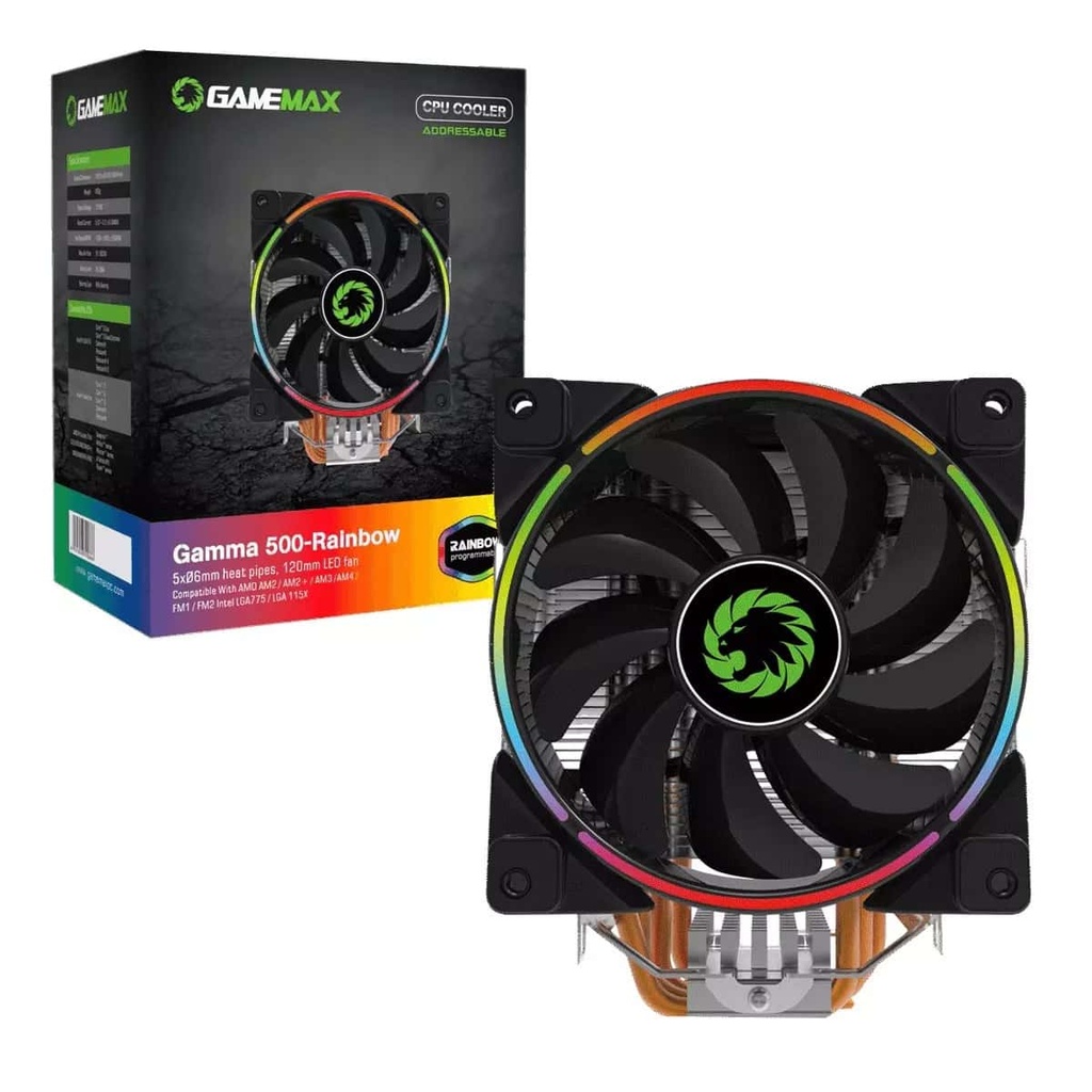 COOLER FAN INTERNO GAMEMAX GAMMA 500 RGB