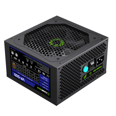 FUENTE DE PODER GAMEMAX VP-500 80P APFC 500W/100-240V NEGRO
