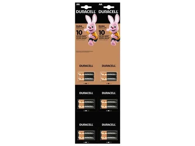 PILA DURACELL AA HANGING X6/X2 PZ.89800004/014630 84705