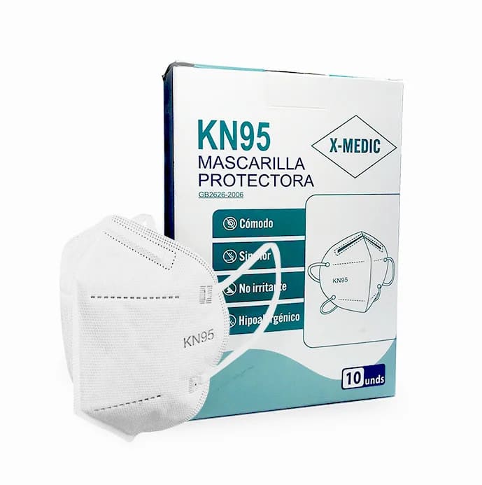 MASCARILLAS KN95 CAJA X 10