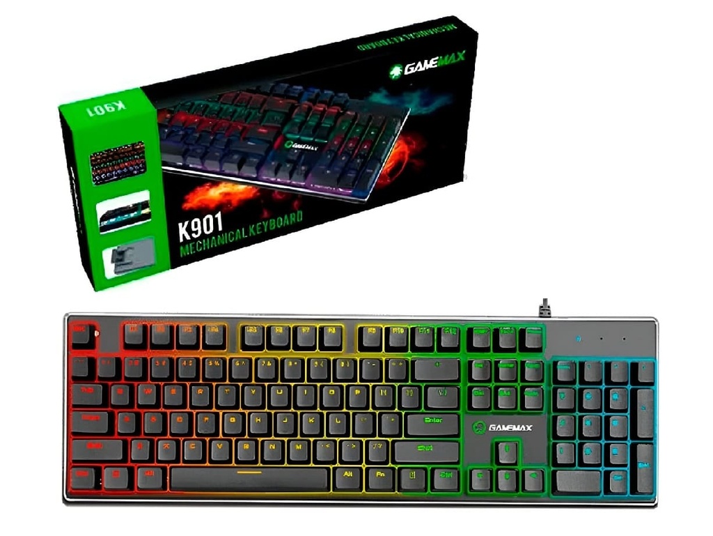 TECLADO GAMING GAMEMAX KG901