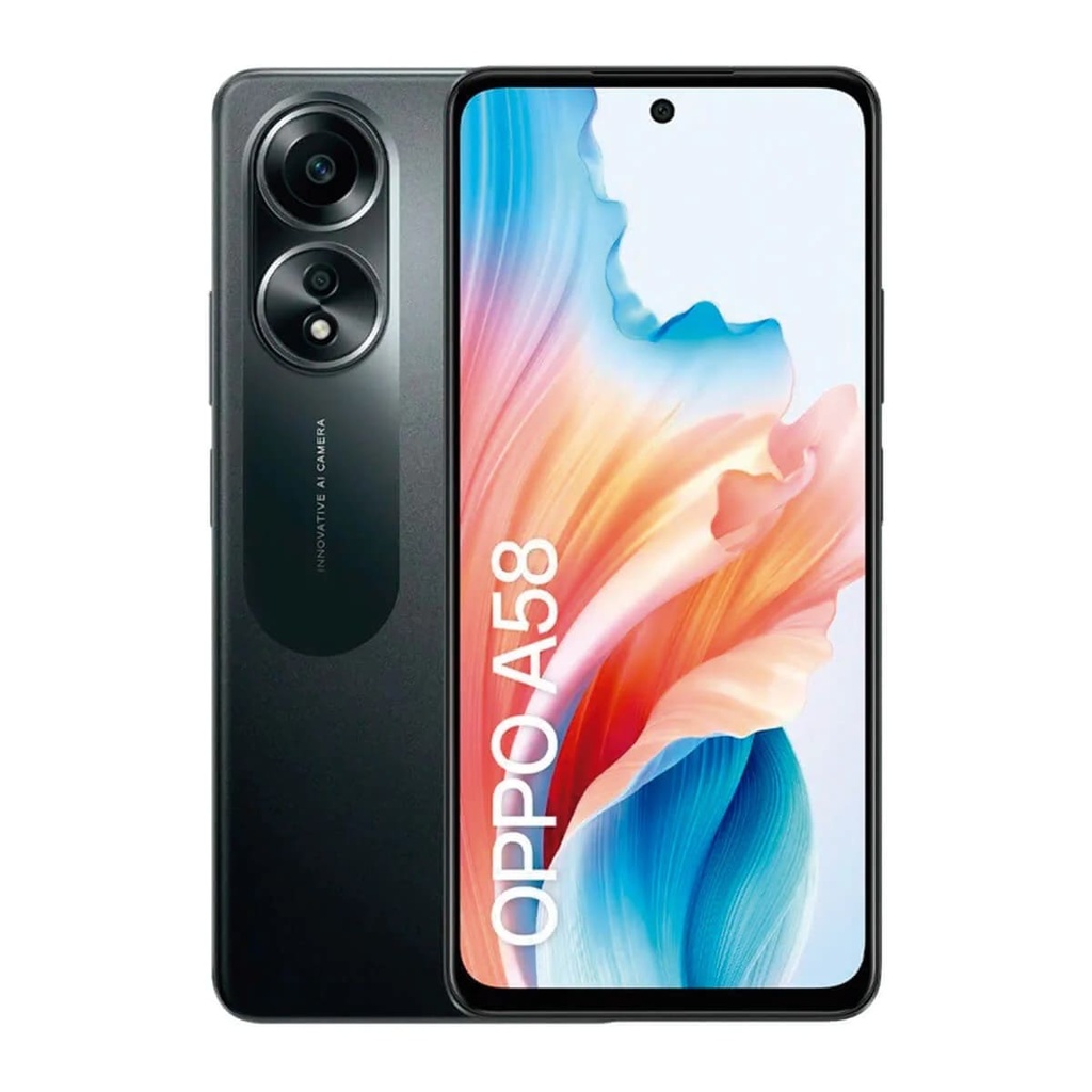 Telefono oppo A58 cph2577 6gb+128gb glowing negro