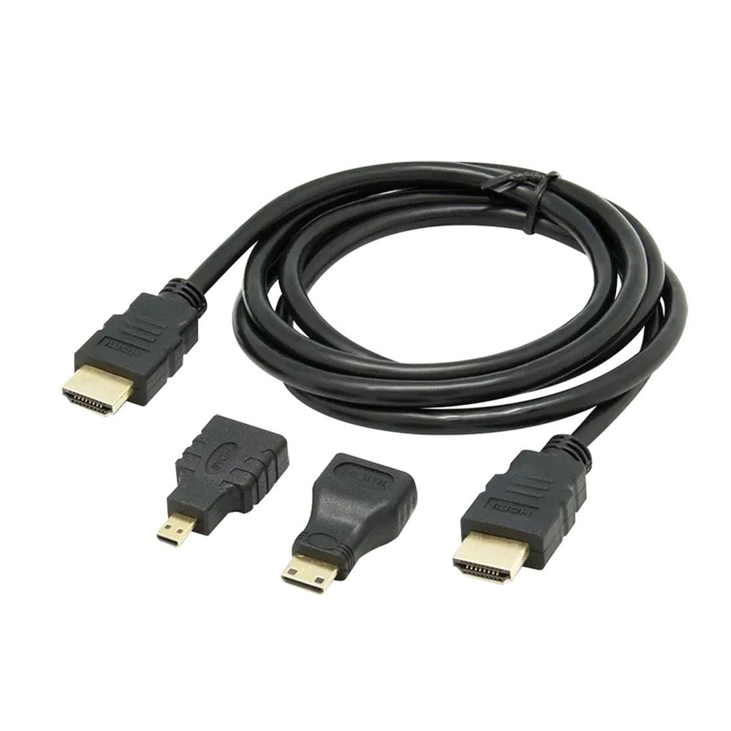 CABLE HDMI 3 EN 1 HDTV 1.5 MTS.