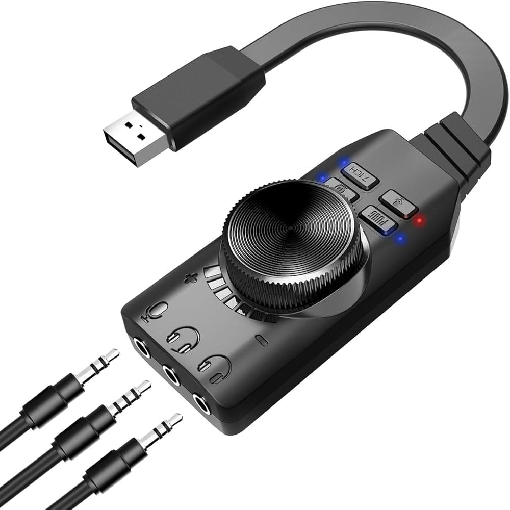 TARJETA AUDIO VIRTUAL 7.1 USB SOUND ADAPTER PC TRIANGULAR