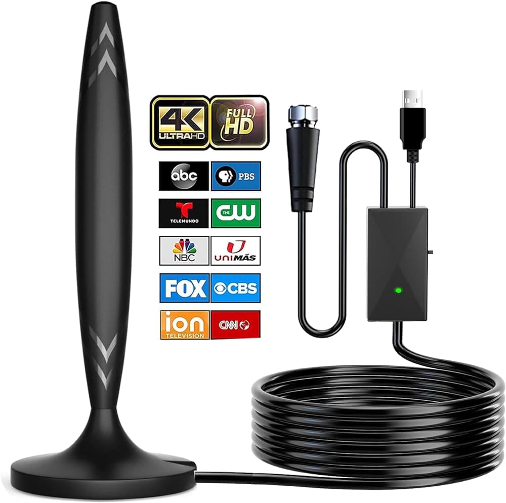 ANTENA P/ TV DIGITAL CANAL HD C/AMPLIFICADOR DIGITAL HDTV ANTENNA