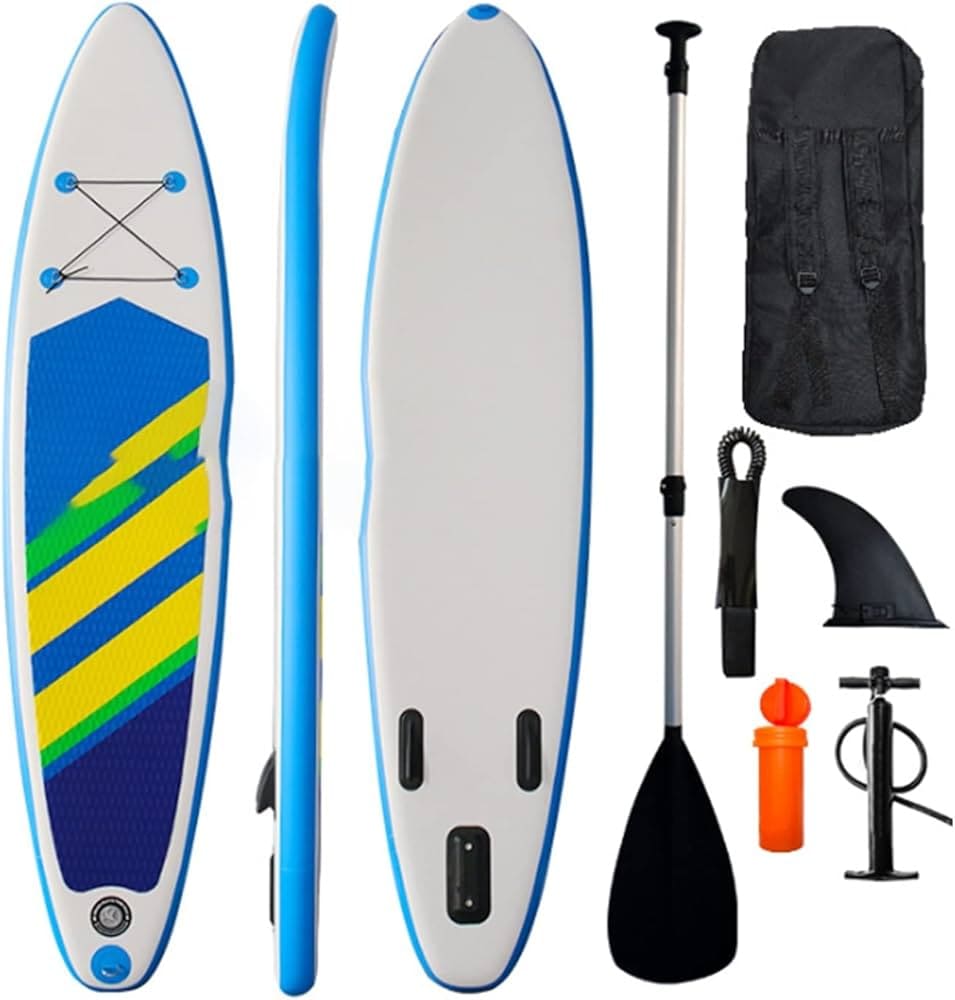 TABLA DE REMO+KAYAK INFLABLE 6" CUBIERTA ANTIDESLIZANTE CON ACCESORIOS 90X40X30 FI-15/A