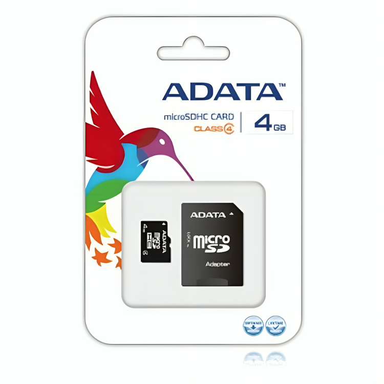 MEMORIA MICRO SD ADATA 4GB CLASE 4 S/ESTUCHE