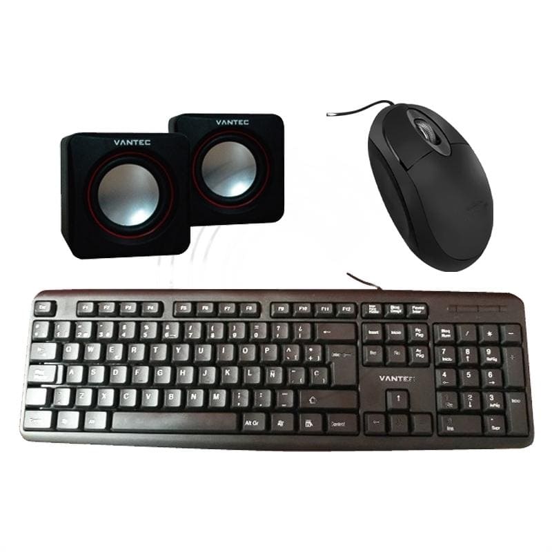 Case combo vantec 275-8 tec-mouse cm500/parlante