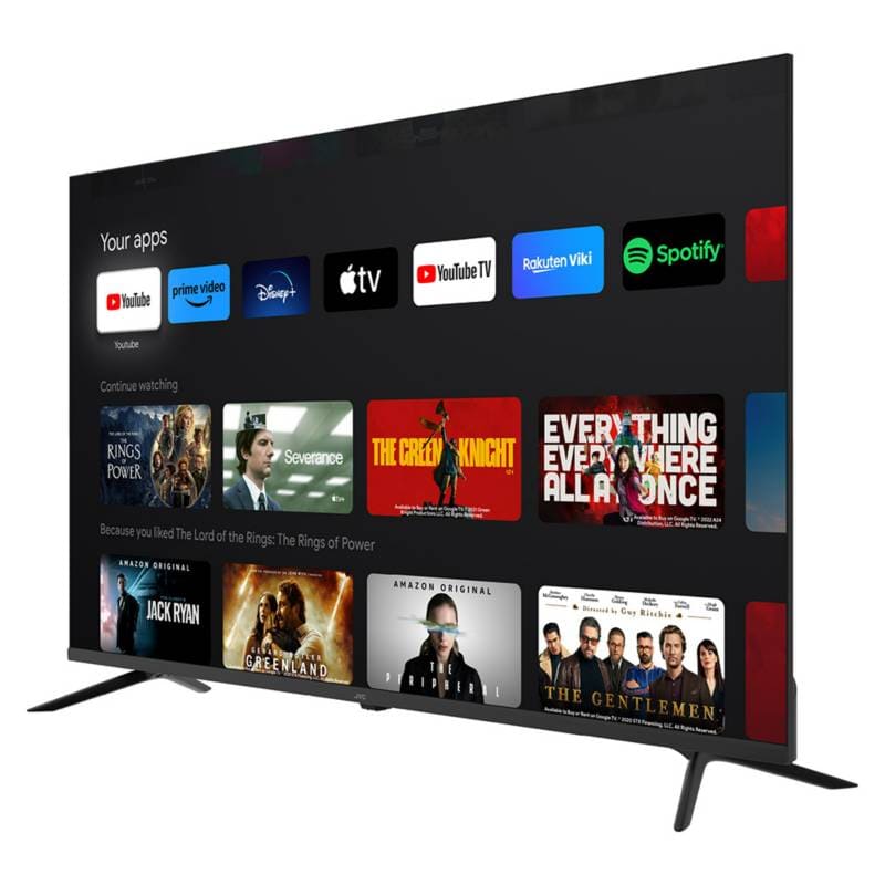 Televisor Led JVC Smart TV google tv 50" LT50KB538 4K UHD
