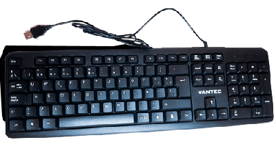 TECLADO VANTEC KB006 NEGRO