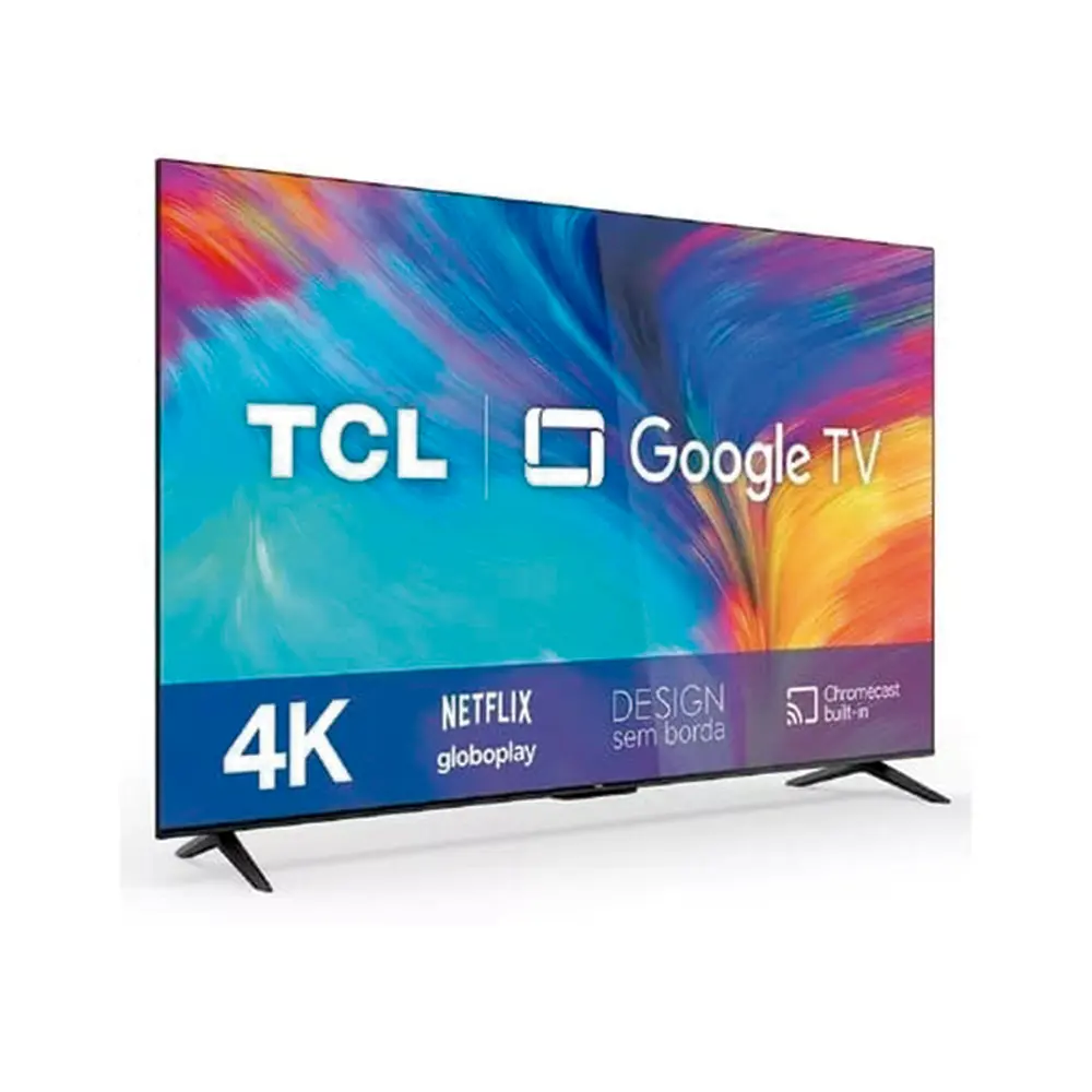Televisor led TCL smart tv 55" google tv 4K HDR 55P635 cbu
