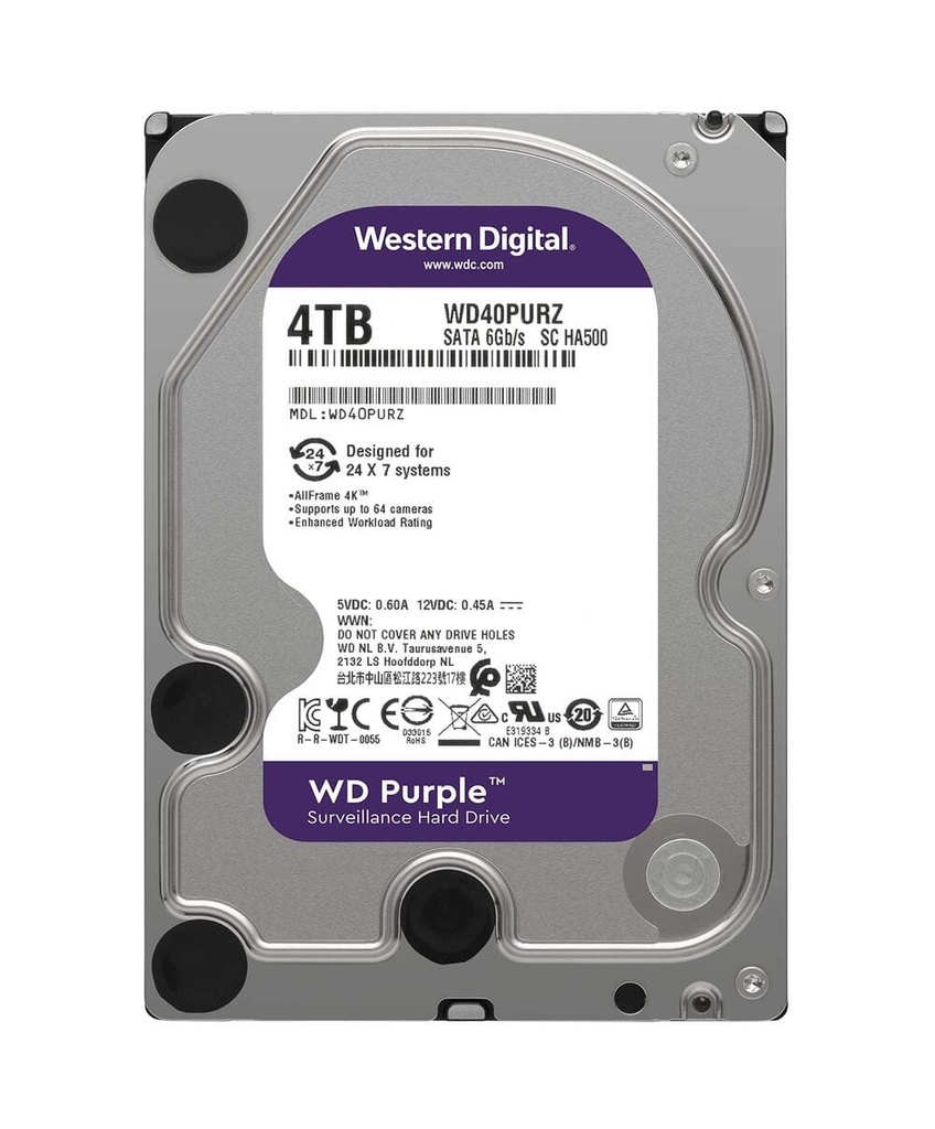 DISCO DURO DAHUA WESTERN DIGITAL 4TB WD40EVRX