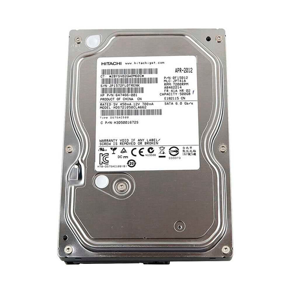 Disco Duro Hitachi NT Sata 500GB 0j23375