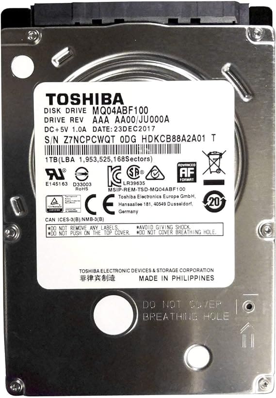 DISCO DURO TOSHIBA NT 1TB 2.5 MQ04ABF100