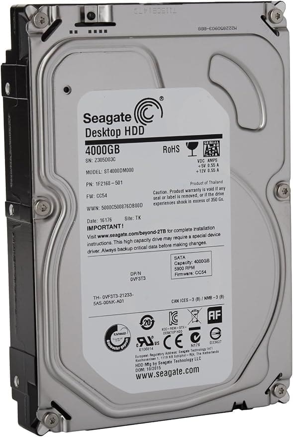 DISCO DURO PC SEAGATE 4TB 3.5" SATA 5900RPM 6GB/S