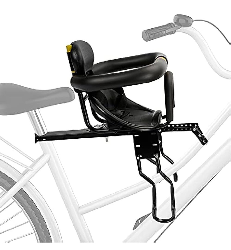 SILLA DE SEGURIDAD BI-2/F  DELANTERA PARA BICICLETA PARA NIÑOS CON CINTURON DE SEGURIDAD Y PROTECCION DE PIERNAS