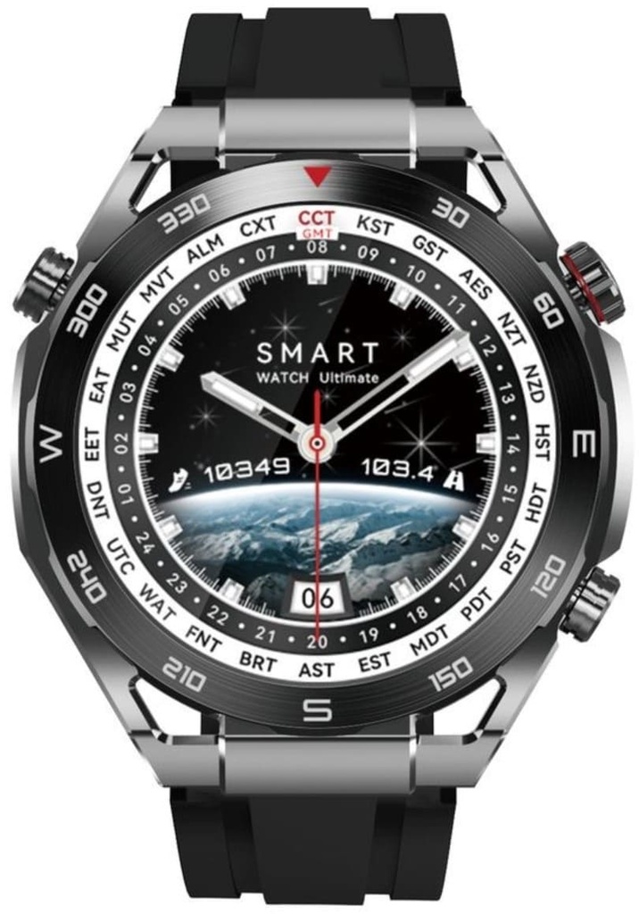 SMART WATCH Y16 NEGRO BLUETOOTH RESISTENTE AL AGUA