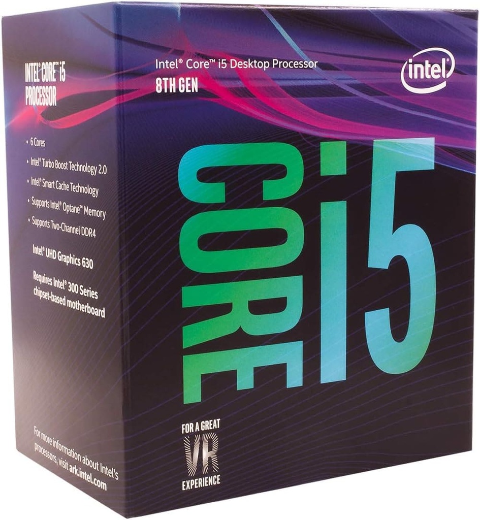 PROCESADOR INTEL CORE I5-8400 9M  LGA1151 8VA GEN