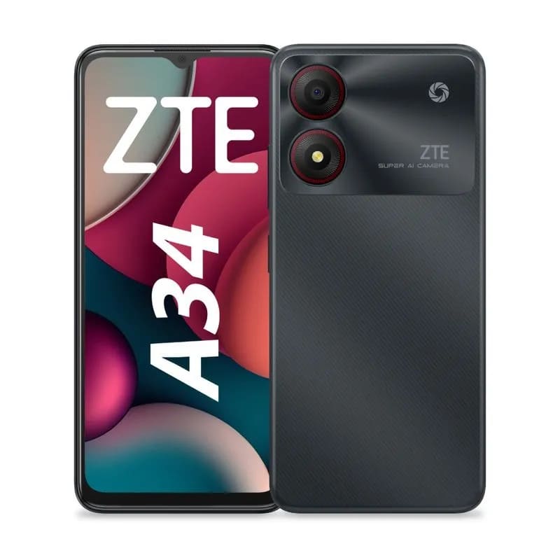 TELEFONO ZTE BLADE A34 DS 6gb(2gb+4gb) +64gb GREY