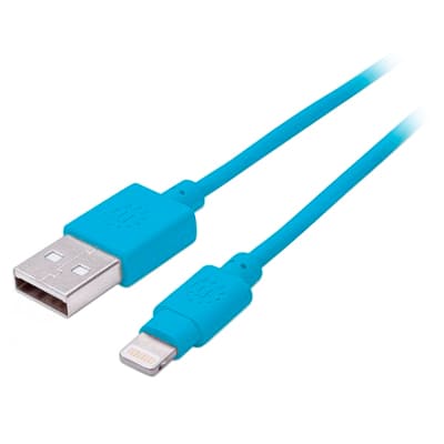 CABLE DE DATOS MANHATTAN USB A 8 PINES AZUL 391467