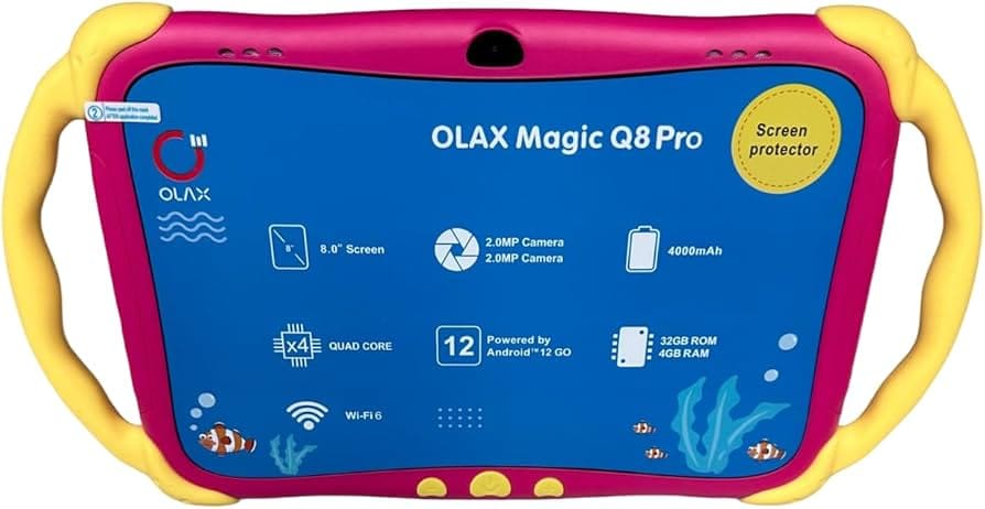 Tablet Olax Magic Q8 Pro 8" wifi 4gb+32gb Rojo