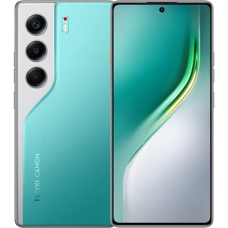 Teléfono Tecno Camon 40 Verde Lago Esmeralda