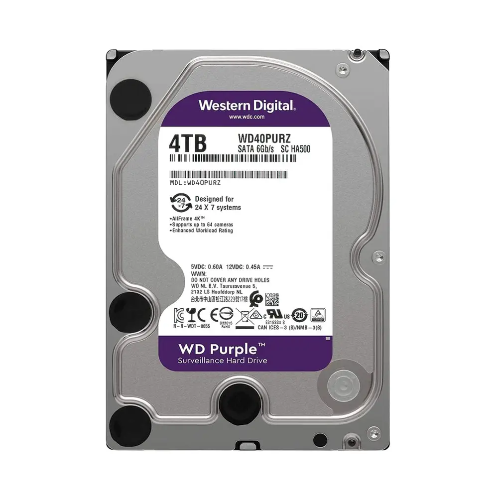 DISCO DURO DAHUA WESTER DIGITAL 4TB WD40EVRX