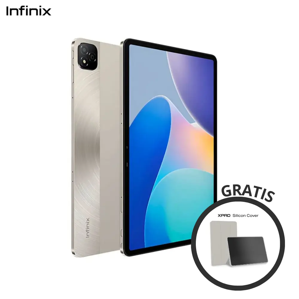 Tablet Infinix Xpad X1101B 11" 4G 8gb (4+4gb) + 128gb Titan Gold / Plastic Case Suit Infinix Moondus Grey