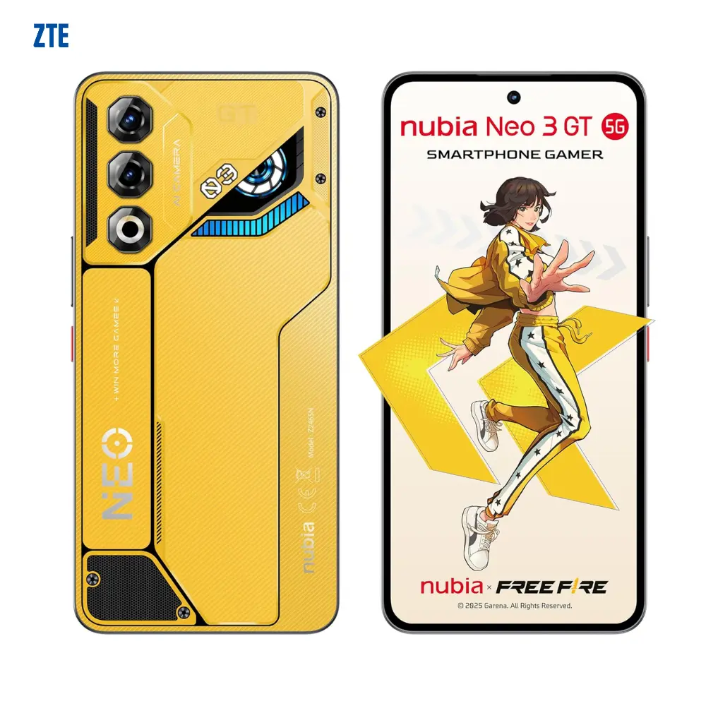 Telefono Zte Nubia Neo 3 GT 5G Z2465n 20gb (8+12gb) 256gb  Amarillo +Gamepad