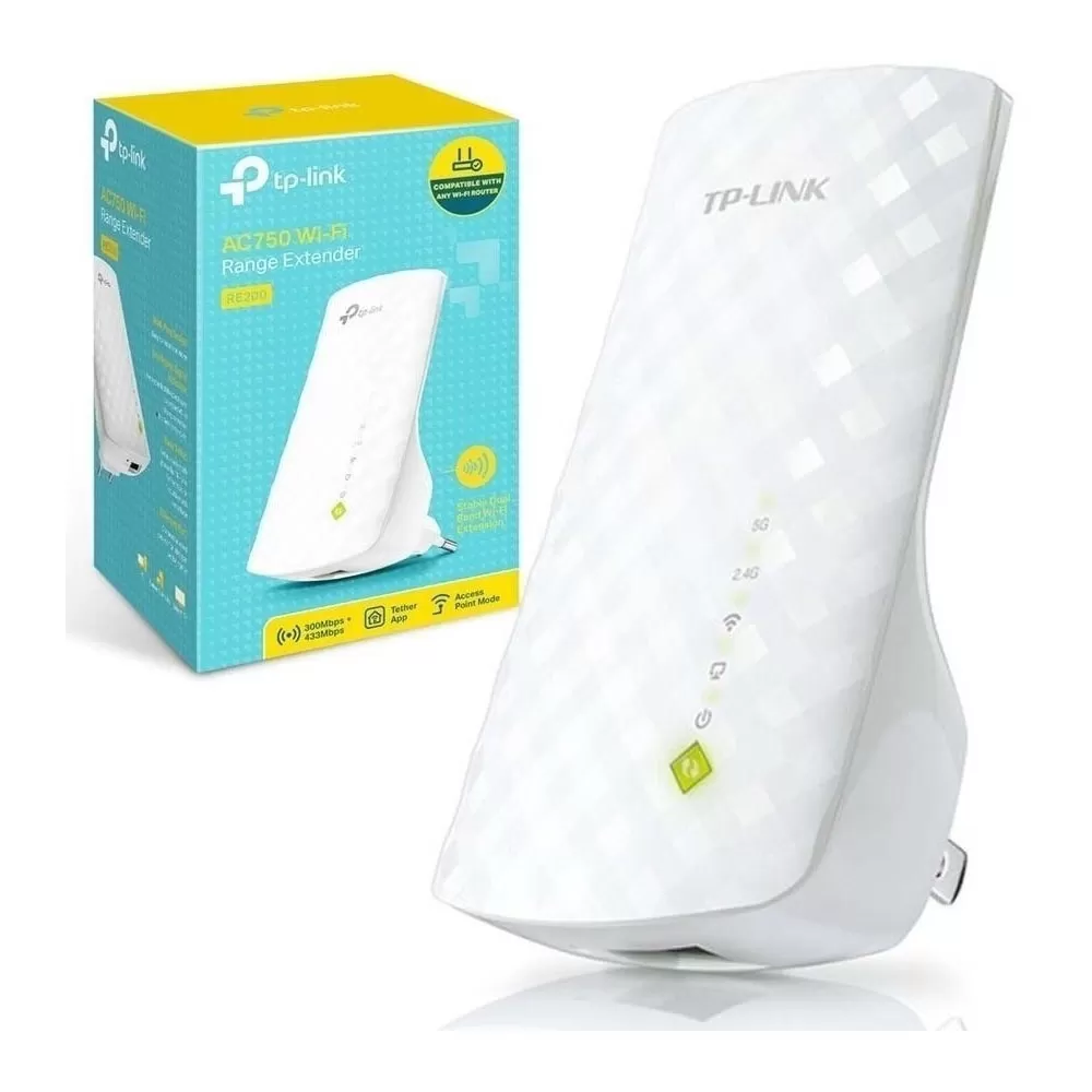 Extensor de rango tp-link wireless RE200 AC750