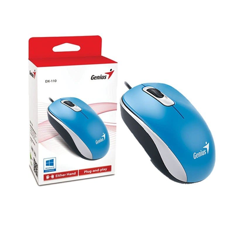 MOUSE GENIUS DX-110 G5 USB AZUL.