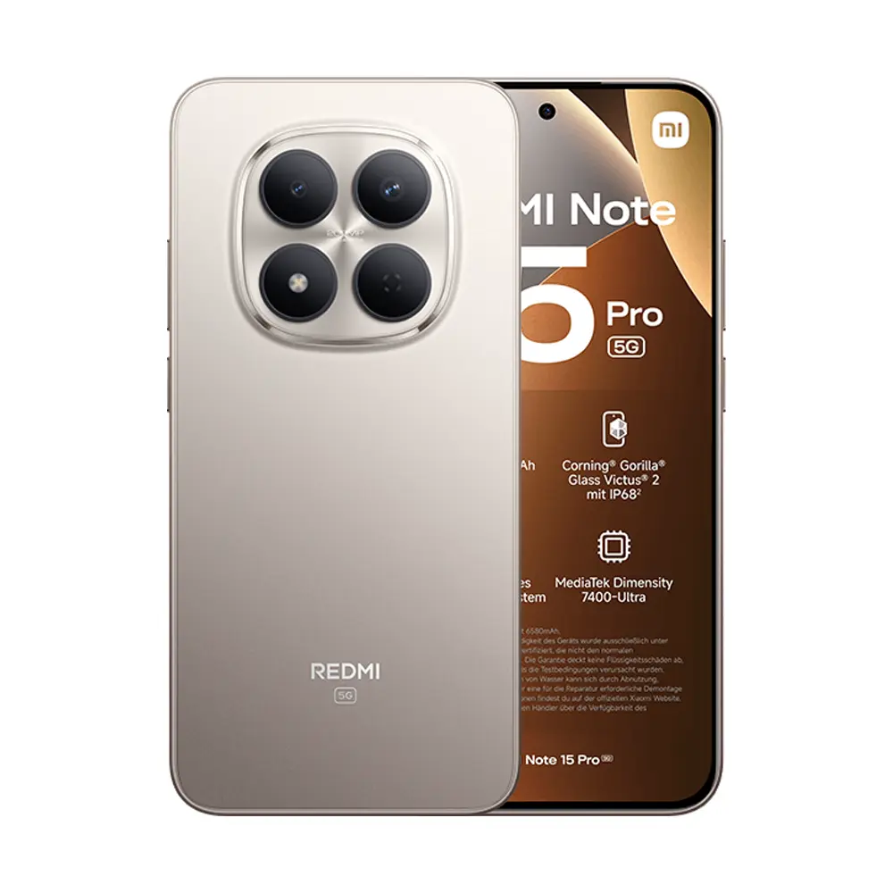 Telefono Xiaomi Redmi Note 15 pro 5g 25080RABDG DS 8gb+512gb titanium color