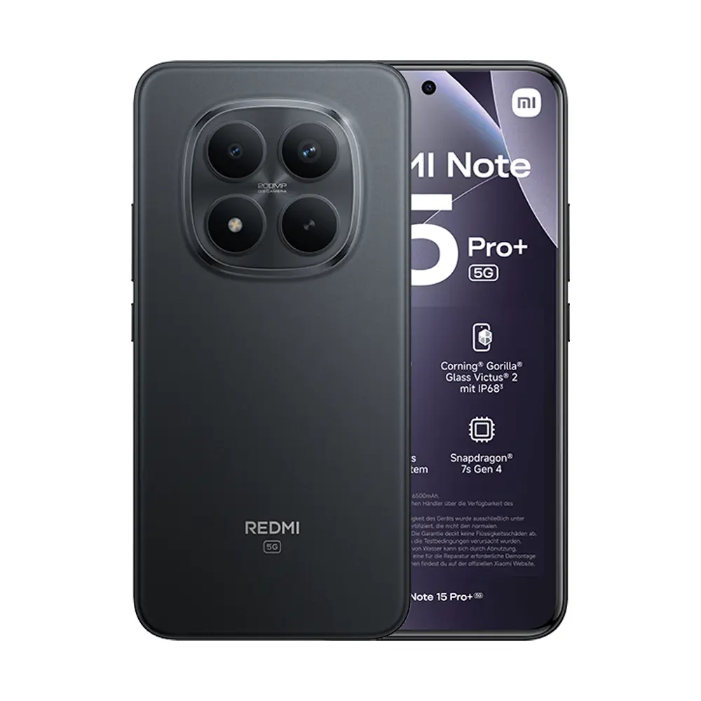 Telefono Xiaomi Redmi Note 15 pro+ 5g 2510ERA8BG DS 12gb+512gb black