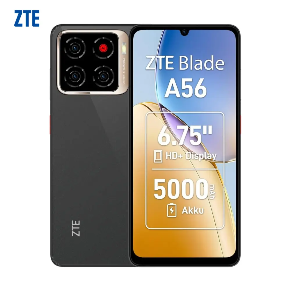 Telefono Zte Blade A56 pro z2474 ds 12gb (4+8gb) + 128gb Negro carbon