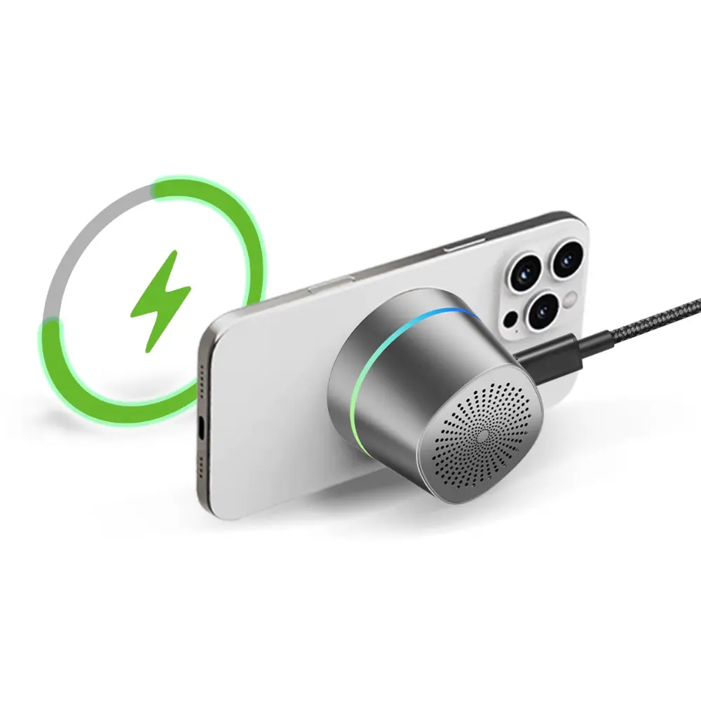 Infinix portable bluetooth speaker XMS03 MagCharge titanium grey