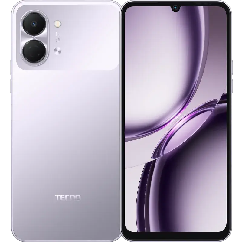 Telefono Tecno Spark Go3 Kn3 ds (4gb+4gb) +128gb  purpura