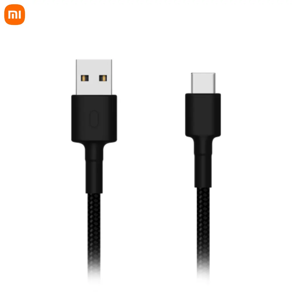 Cable xiaomi mi braided usb type-c cable 100cm black
