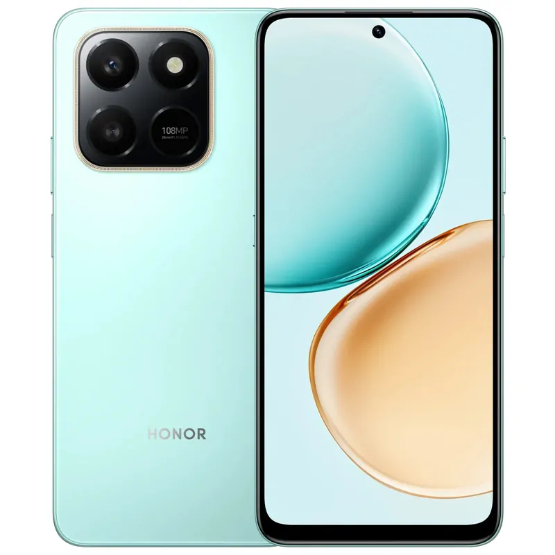 Telefono Honor X7d ds 6gb + 256gb Azul Cian