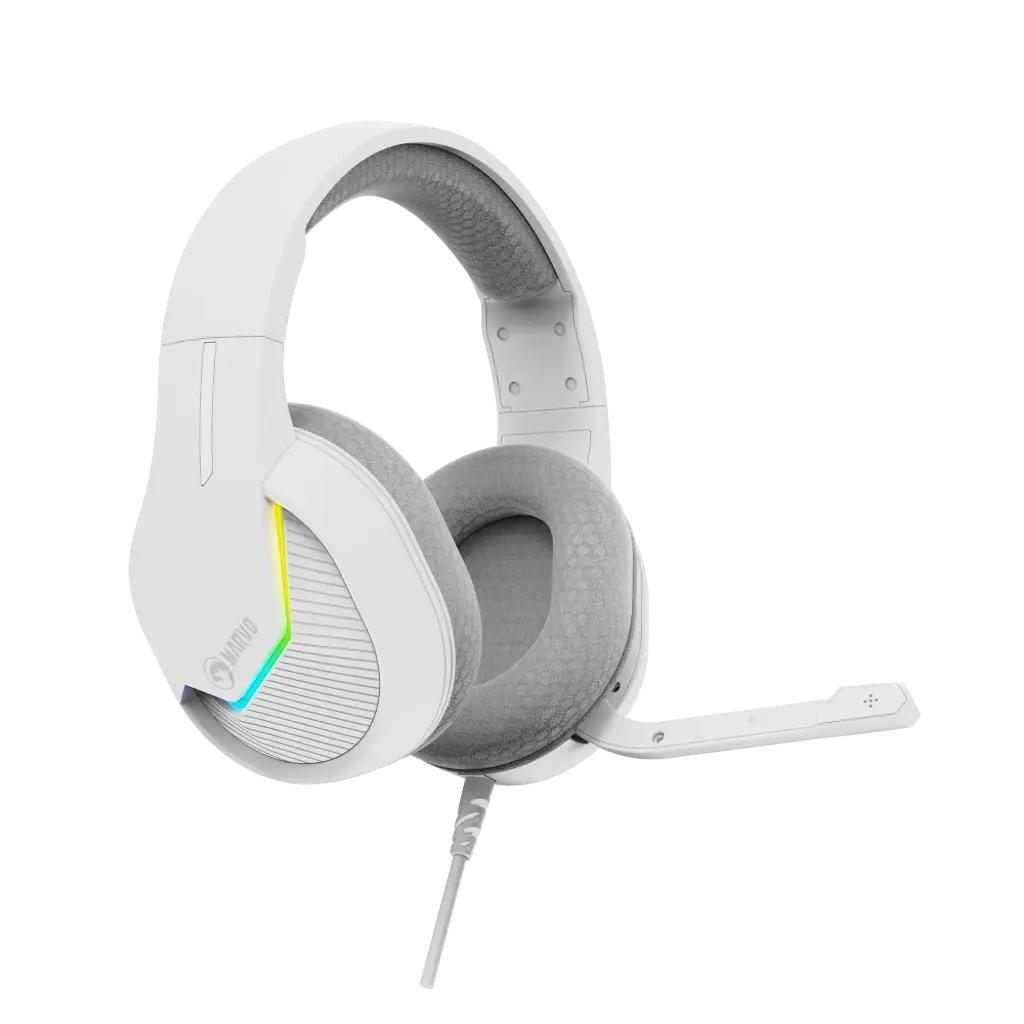 Audifonos gamer marvo tactic 40 H8618 blanco