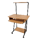 MESA PARA PC DE MADERA VANTEC FG-1904 CHERRY 60X50X116CM