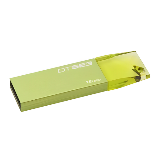 [015006005KINU68164C1GVER] PENDRIVE KINGSTON 16GB DTSE3 U6816-4C1G VERDE