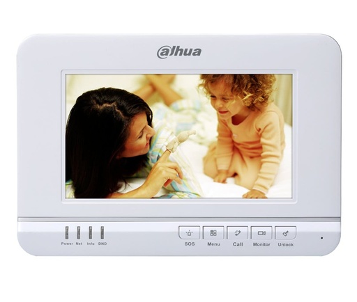 [040004DAHVTH1520AH] VTH1520AH  PANTALLA VIDEO PORTERO IP 7" TOUCH/ ALARMA/MICROSD / SOPORTE MONTAJE