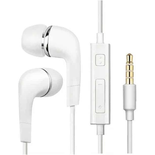 [021002013SAMEOHS3303BLA] AUDIFONO MANOS LIBRES SAMSUNG EOHS3303WE J5 BLANCO 3.5MM S4-S5-S6-S7