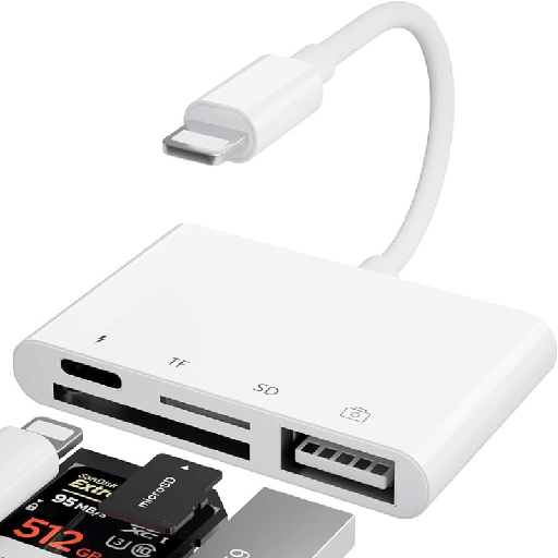 [017013011MICROSD] ADAPTADOR (CAMARA CONEXION KIT) P/IPAD USB/MICRO SD