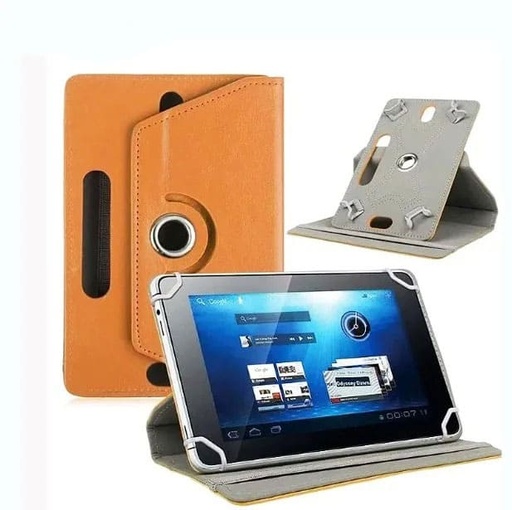 [017004008P31007NAR] PROTECTOR DE CUERO TAB2 7"/P3100 ROTADOR NARANJA