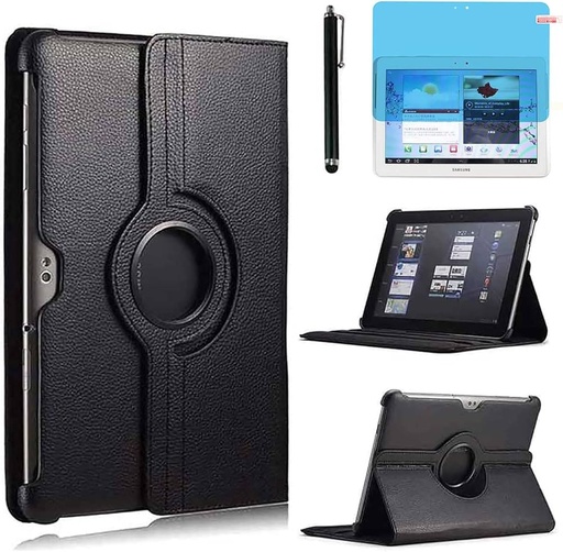 [017004008P5100NEG] PROTECTOR DE CUERO TAB2 10"/P5100 ROTADOR NEGRO