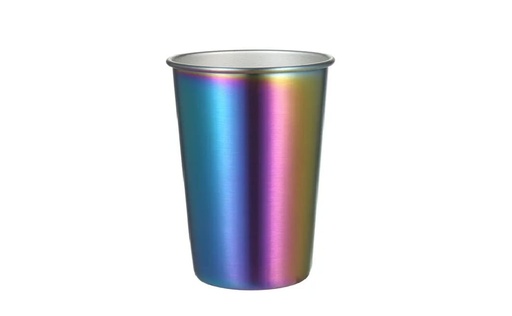 [050017VARHO9/D] VASO DE ACERO INOXIDABLE 500ML MULTICOLOR HO-9/D