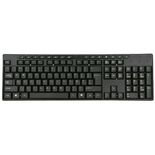 [012005014VANKB005NEG] TECLADO MULTIMEDIA VANTEC USB KB-005