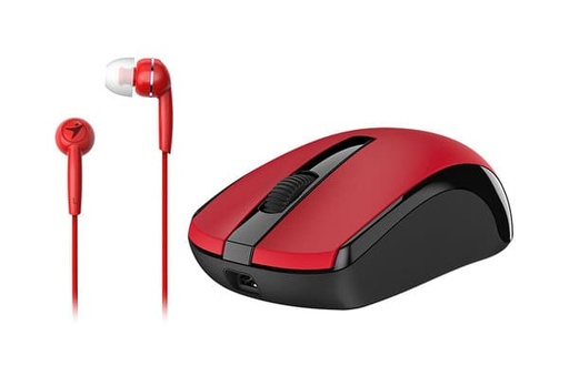 [012010KYEMH8100ROJ] MOUSE /AUDIFONO GENIUS MH-8100 ROJO